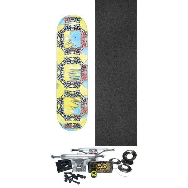 Quasi Skateboards Colorblind Skateboard Deck - 8.37" x 31.75" - Complete Skateboard Bundle